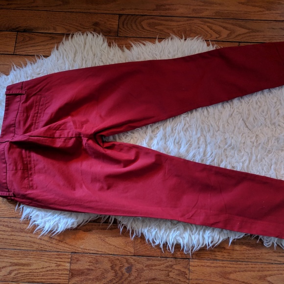 J. Crew Red Frankie Chino Pants - Picture 3 of 4